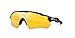 Oakley Mens OO9208 Radar Ev Path Rectangular Sunglasses, Polished Black/Prizm 24K Polarized, 38 mm