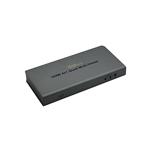 (未使用･未開封品)Orei PS4 / PC / Stbの/ DVD /セキュリティカメラ用クワッドマルチビューワ4X1 HDMIスイッチャー4つのポートのシームレスな切り替えとIRリモート Amazon | Orei PS4 / PC/Stbの/DVD /セキュリティカメラ用