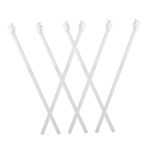 ERINGOGO 6pcs Handheld Lantern Poles Sturdy Material Lantern Making Accessories Smooth Edges Convenient Storage Supplies