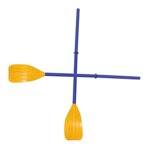 GANAZONO 2pcs Boat Paddle Inflatable Kayak Paddles Plastic Shafts Style for Kayaking
