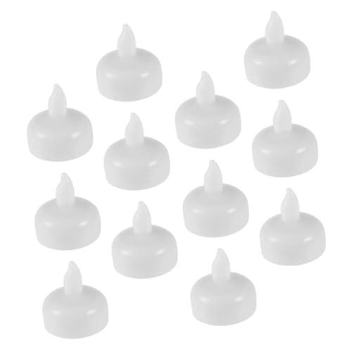 Velas flotantes impermeables LED para estanques decorativos y centros de mesa románticos en bodas