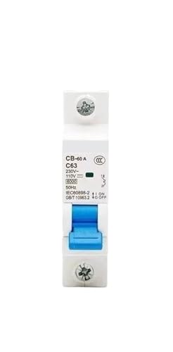 Disyuntor de carril DIN evita cortocircuitos en paneles de CC 110V