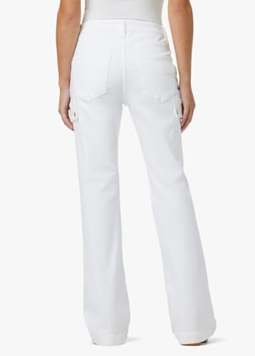 Joe's Jeans Petite White The Frankie Cargo Bootcut Jean3