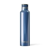 RTIC 26oz Journey Water Bottle Ceramic Lined Metal Stainless Steel Vacuum Insulated, BPA Free, Reusable, for Water, Hot and Cold Drinks, Travel, Sports, Camping, Pond Glitter
