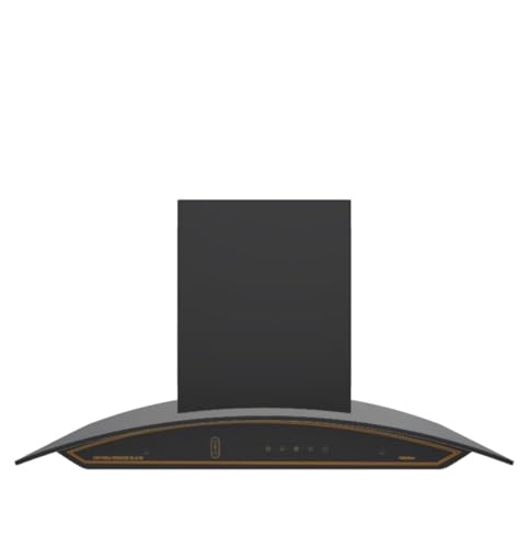 Image of Topaz DLX Kitchen Chimney, 90 cm, 209W, 1500 m /Hr, Touch Control, LED Illumination