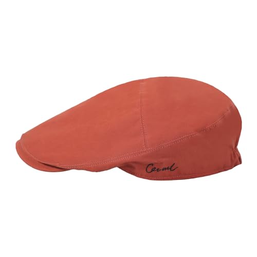 Image of ZLYC Men Cotton Flat Cap Summer Scally Ivy Gatsby Newsboy Beret Driver Cabbie Hunting Hat