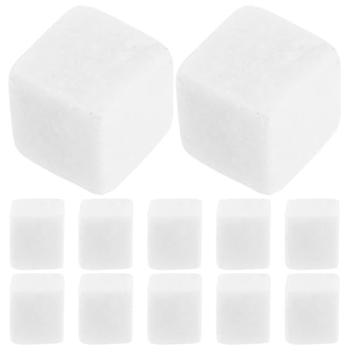 CAXUSD Reusable Marble Whiskey Stones 12Pcs Cooling Ice Cubes for Whisky Cocktails Beverage Cooling Rocks Drink Stones