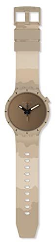 Swatch Big Bold Bioceramic Unisex Watch Casual Plastic Brown Automatic Waterproof Big Bold Bioceramic Desert