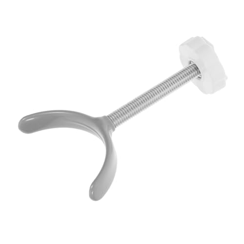 VICASKY 1個 ガードレールU字型アクセサリー ベビーゲート 手すりゲート取り付けキット 南京錠 ドアロック ベビー ゲート ドアレール 合金固定アクセサリー 便利な固定金具 Silver