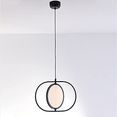 Lustre de salon minimaliste acrylique suspension LED chambre éclairage intérieur fer