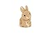 Unbekannt Stofftier Hase 13 cm, beige Hellbraun, Kuscheltier, Plüschtier, Hasen Kaninchen Häschen