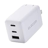 エレコム 充電器 65W 3ポート Type-C USB-A USB PD対応 スイング式プラグ採用 ホワイト EC-AC10367WH