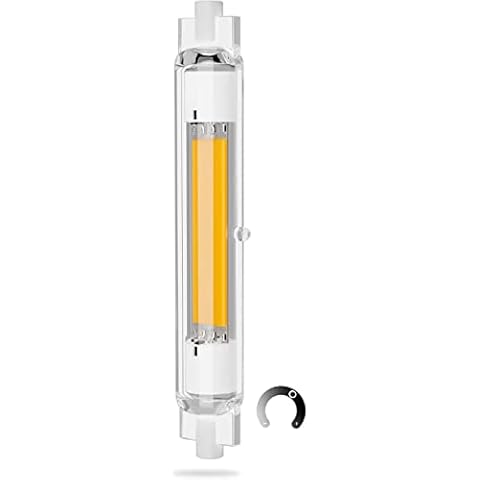 R7s LED Linear 118mm Light Bulb 30W Super Bright 3000LM Wide 18mm Double Ended J118 J Type Non-dimmable Natural White 4000K Equivalent 300W Halogen Lamp,No Flicker,Ceiling Floodlight Lamp Wall Lamp Cover