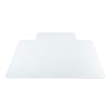 Deflecto SuperMat Plus Antimicrobial Medium Pile Carpet Chair Mat with Lip, Straight Edge, 36