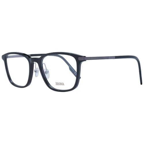 Catálogo para Comprar On-line Ermenegildo Zegna del mes. 40 Ermenegildo Zegna anteojos EZ 5251 -H 001 Shiny Black, Gunmetal Titanio, Vicu, Negro brillante, 53