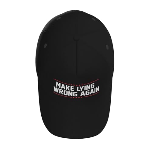 Make Lying Wrong Again Baseball Hats for Men and Women - Classic Adjustable Hats4