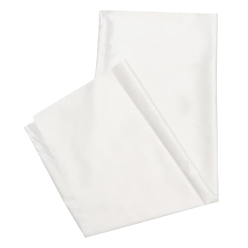 Toddmomy Fotohintergrund Stoff Weiß 100x75cm aus Simulierter Seide Reflexionsfreier Studio Hintergrund für Porträt und Videoshooting Professioneller...