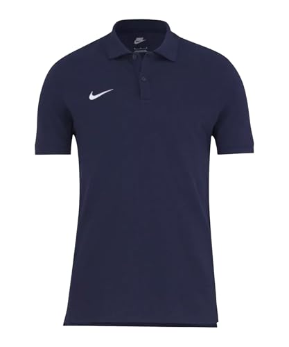 Polo Nike Team Cotton bleu marine finitions douces anti-irritation pour bébé fille