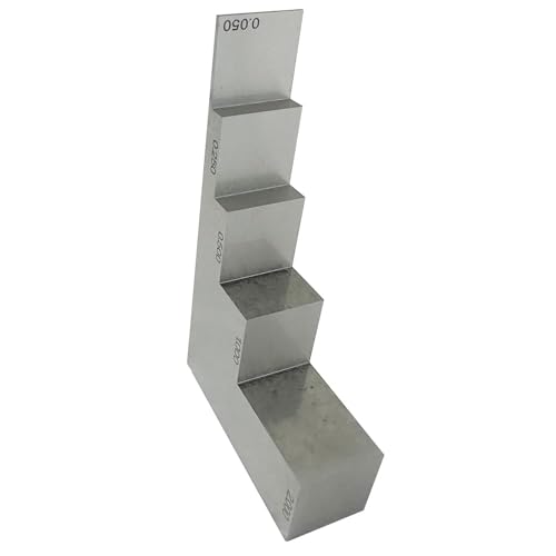 Bloque de Calibración Ultrasonido 5 Pasos con Material de Acero 1018 para Calibrador Ultrasonico miniatura 4