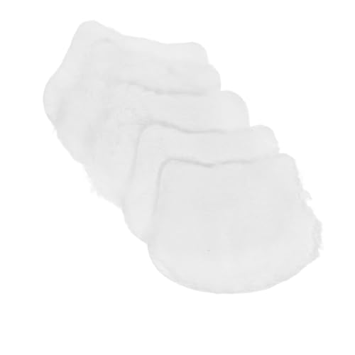 Mini tapis maison de poupée chat peluche blanc déco bureau chambre miniature