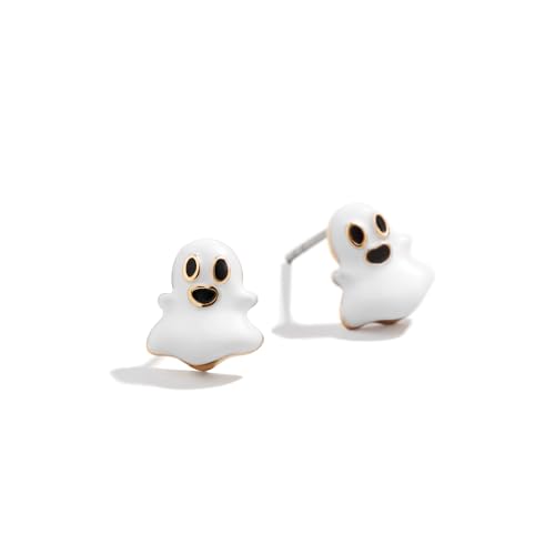 Glow In The Dark Ghost Earring Studs