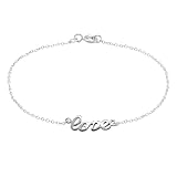 Libi’s Thai Jewelry 925 Sterling Silver Bracelet - Lightweight, Nickel & Lead-Free Love Chain with Spring Lock - Stylish & Elegant Jewelry for Women - Ideal Gift for Friends & Loved Ones