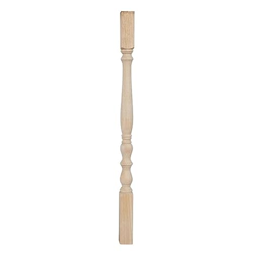 Escalier Garde Corps 95cm de Hauteur Poteau de Broche en Bois pour Escaliers/Marche/terrasse/Grenier Balustrade, Intérieur Balustres Main Courante Pilier avec...