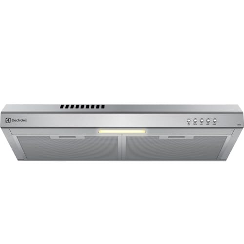 Electrolux DE6SS Depurador de Ar de Parede Inox 60 cm com Iluminação LED, Filtragem Dupla e Vazão de 200 m³/h