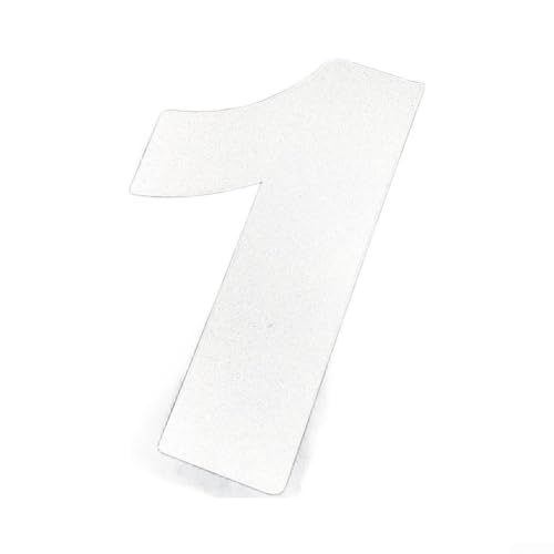 Image of Long-Lasting Vinyl for address Numbers Stickers 0-9 Pack - UV Resistant Waterproof Numerals for Home Garden Gate - Simple Installation House Signs 7x6cm(silver)