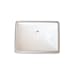 Wells Sinkware RTU2216-6W Rectangular Vitreous Ceramic Lavatory Single Bowl Undermount, 20 x 16 x 6-Inch, White