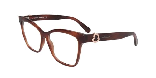 Moncler ML5165 Red havana 53/14/140 WOMAN Eyewear Frame