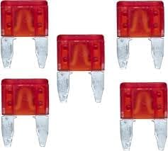 10A Automotive Fuses, 10 Amp Mini Fuses For Car/Bike/Scooter (5Pc) (Mini Fuse)-image-4