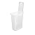 Sterilite Slim Laundry Hamper with Lid, Tall Plastic Hamper for Collecting Dirty Clothes or Sorting Clean Clothes, White, 4-Pack