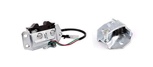 Tailgate Rear Back Door Lock Latch Replacement 2 Pcs compatible with Toyota Hiace 1989-2004