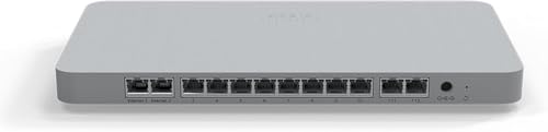 Image of MX68-HW Cloud-Managed Router and Security Appliance, Advanced Firewall Protection, VPN Support, Application Control, with 3-Year MERAKI SOLUTIONS Warranty | with Enterprise License (5-Year License)