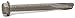 1/4-28 x 3 Hex Washer Head TEKS Self Drilling Screw (T5) Climaseal (100)