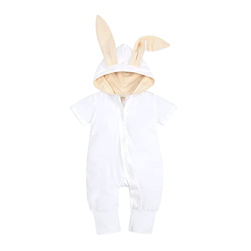 KIDS TALES Baby Hase Kapuze Bodysuit Ostern Kurzarm Lange Hosen Reißverschluss Strampler Kleinkind Kaninchen Ohr Hoodies Jumpsuit Kleinkind Playsuit KIDS TALES Baby Hase Kapuze Bodysuit Ostern Kurzarm Lange Hosen Reißverschluss Strampler Kleinkind Kaninchen Ohr Hoodies Jumpsuit Kleinkind Playsuit