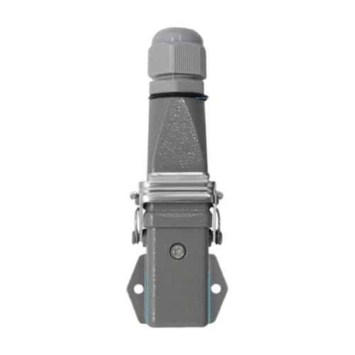 Conector de carga pesada rectangular y socket de enchufe industrial 4 Core 10A 2