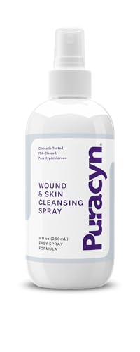 Puracyn Wound & Skin Cleansing Spray - Non-Toxic Hypochlorus Acid Wound Care. 8 Ounces