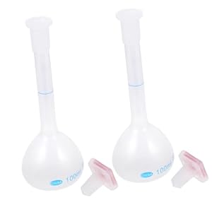 Jecompris Fluorierte Laborflaschen 100 ml 6 Stk