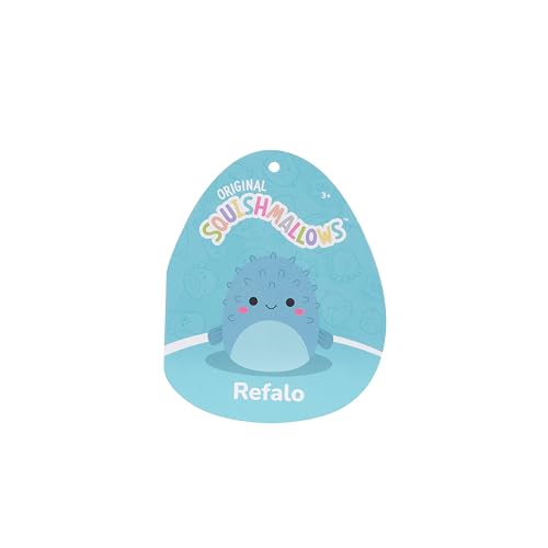 Squishmallows Original 16in Refalo The Blue Pufferfish – Official Jazwares Plush (Large) by Squishmallows - Image 6