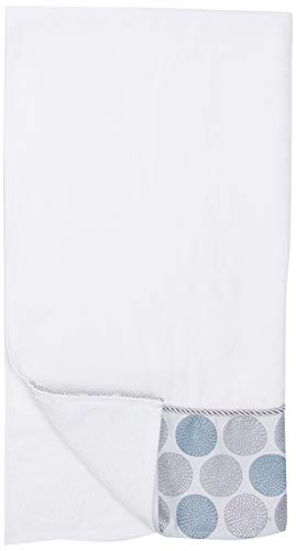 Avanti Linens - Bath Towel, Soft & Absorbent Cotton Towel, White (Dotted Circles Collection) #TOP1