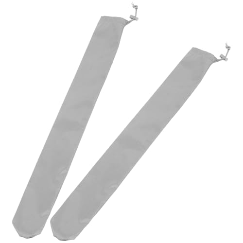 POPETPOP Funda Protectora para Limpiaparabrisas Coche Resistente Gris Cubre Escobillas contra Lluvia y Excrementos de Pájaros Fácil Instalación sin Herramientas Duradera y