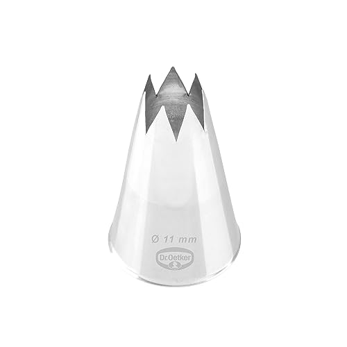Dr. Oetker 3512 Bag Into Star Nozzle 11 mm, Stainless