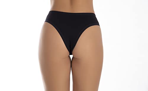 Kit 10 calcinhas tanga algodão cotton confort (G, CORES SORTIDAS)