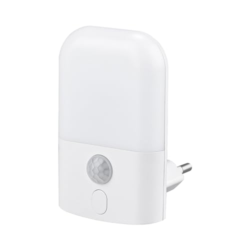 GRIFEMA GD103-1 Luz Nocturna Infantil 5 Niveles de Brillo Ajustables, Luz Nocturna con Sensor de Movimiento para Habitación de Niños, Baño, Pasillo, Cocina, Escaleras, 2700K Blanco Cálido