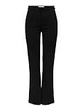 ONLY Damen ONLRAFFY YO Life MID STR Pant TLR NOOS Hose 15265049,Schwarz,M / 30L