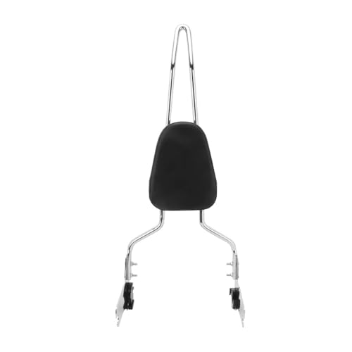 Dossier passager moto argent haut de gamme pour Touring et Road King 1997-2008