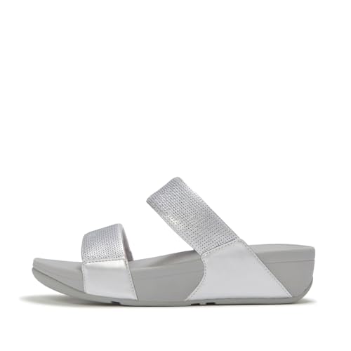 FitFlop ���f�B�[�X Lulu �X�p���R�[�� �X���C�h�T���_��, �V���o�[, 6.5