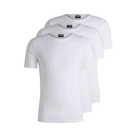 T-Shirts BOSS Modernes Blanc Cover
